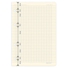 Сменный блок для тетради на кольцах А5 120 л., BRAUBERG, ПОВЫШЕННОЙ ПЛОТНОСТИ, кремовый, 403639