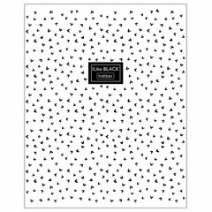 Тетрадь А5 48 л. HATBER скоба, клетка, ламинация, "I Like Black" (микс в спайке), 063153