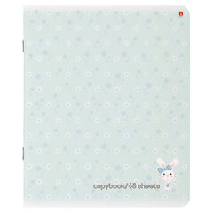 Тетрадь А5 48 л. АЛЬТ скоба, клетка, Soft Touch, &laquo;ЗЕФИРНЫЕ ЗАЙЧАТА&raquo; (5 видов), 7-48-747