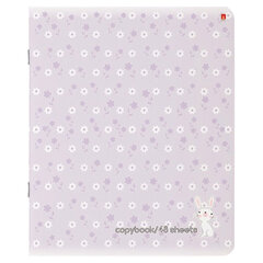 Тетрадь А5 48 л. АЛЬТ скоба, клетка, Soft Touch, &laquo;ЗЕФИРНЫЕ ЗАЙЧАТА&raquo; (5 видов), 7-48-747