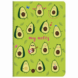 Тетрадь 40 л. в клетку обложка SoftTouch, бежевая бумага 70 г/м<sup>2</sup>, сшивка, А5 (147х210 мм), МИЛЫЕ АВОКАДО, BRAUBERG, 403770