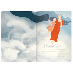 Тетрадь 40 л. в клетку обложка SoftTouch, бежевая бумага 70 г/<wbr/>м<sup>2</sup>, сшивка, А5 (147&times;210 мм), BEAUTIFUL DAY, BRAUBERG, 403772