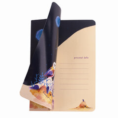 Тетрадь 40 л. в клетку обложка SoftTouch, бежевая бумага 70 г/<wbr/>м<sup>2</sup>, сшивка, А5 (147&times;210 мм), СОВЫ, BRAUBERG, 403780