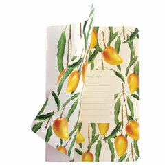 Тетрадь 40 л. в клетку обложка SoftTouch, фольга, бежевая бум. 70 г/<wbr/>м<sup>2</sup>, сшивка, А5 (147&times;210 мм), MANGO, BRAUBERG, 403783