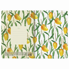 Тетрадь 40 л. в клетку обложка SoftTouch, фольга, бежевая бум. 70 г/<wbr/>м<sup>2</sup>, сшивка, А5 (147&times;210 мм), MANGO, BRAUBERG, 403783