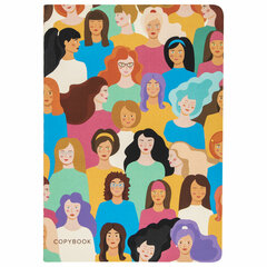 Тетради 40 л. в клетку обложка SoftTouch, НАБОР 3 шт., бежевая бумага 70 г/<wbr/>м<sup>2</sup>, сшивка, А5 (147&times;210 мм), JOY, BRAUBERG, 403791