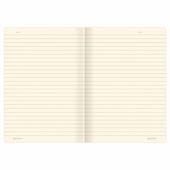 Тетради 40 л. в линию обложка SoftTouch, НАБОР 3 шт., бежевая бумага 70 г/<wbr/>м<sup>2</sup>, сшивка, А5 (147&times;210 мм), FLORA, BRAUBERG, 403798