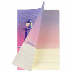 Тетради 40 л. в линию обложка SoftTouch, НАБОР 3 шт., бежевая бумага 70 г/<wbr/>м<sup>2</sup>, сшивка, А5 (147&times;210 мм), ПУТЕШЕСТВИЕ, BRAUBERG, 403799