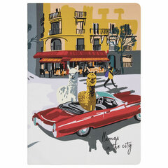 Тетради 40 л. в линию обложка SoftTouch, НАБОР 3 шт., бежевая бумага 70 г/<wbr/>м<sup>2</sup>, сшивка, А5 (147&times;210 мм), ПУТЕШЕСТВИЕ, BRAUBERG, 403799