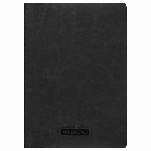 Тетради 48 л. в клетку обложка гладкий кожзам, НАБОР 3 шт., сшивка, А5 (147х210 мм), BRAUBERG VIVA, 403892