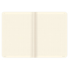 Тетрадь 60 л. в клетку обложка гладкий кожзам, сшивка, А4 (210&times;297мм), ТЕМНО-СИНИЙ, BRAUBERG VIVA, 403906