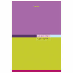 Тетрадь А4, 60 л., BRAUBERG, скоба, клетка, обложка картон, &laquo;Color&raquo;, 404043