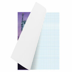 Тетрадь А4, 80 л., BRAUBERG, скоба, клетка, обложка картон, &laquo;City&raquo;, 404045