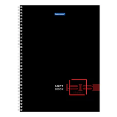 Тетрадь А4, 96 л., BRAUBERG, гребень, клетка, глянцевый лак, &laquo;Dark&raquo;, 404060
