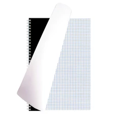 Тетрадь А4, 96 л., BRAUBERG, гребень, клетка, глянцевый лак, &laquo;Dark&raquo;, 404060