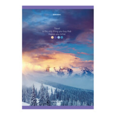 Тетрадь А4, 96 л., BRAUBERG, скоба, клетка, обложка картон, &laquo;Journey&raquo;, 404064