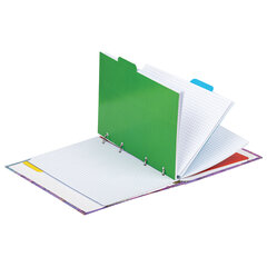 Тетрадь на кольцах А5 (175&times;215 мм), 120 листов, твердый картон, клетка, с разделителями, BRAUBERG, Marble, 404086