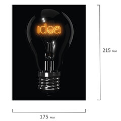 Тетрадь на кольцах А5 (175&times;215 мм), 160 листов, твердый картон, клетка, BRAUBERG, Idea, 404091
