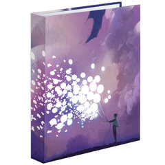 Тетрадь на кольцах А5 (175&times;215 мм), 160 листов, твердый картон, клетка, BRAUBERG, &laquo;Anime Dreams&raquo;, 404092