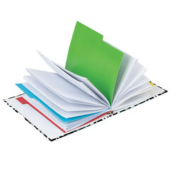 Тетрадь на кольцах А5 (175&times;215 мм), 240 листов, твердый картон, клетка, с разделителями, BRAUBERG, Calligraphy,404097