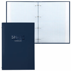 Тетрадь на кольцах БОЛЬШАЯ А4 (210&times;305 мм), 100 листов, твердый картон, клетка, BRAUBERG, Shade, 404102