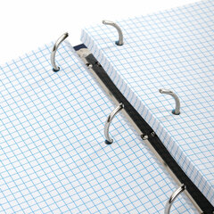 Тетрадь на кольцах БОЛЬШАЯ А4 (210&times;305 мм), 100 листов, твердый картон, клетка, BRAUBERG, Shade, 404102