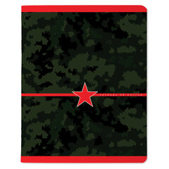 Тетрадь А5 48 л. АЛЬТ скоба, клетка, глянцевый лак, &laquo;Милитари. Камуфляж&raquo; (5 видов), 7-48-604