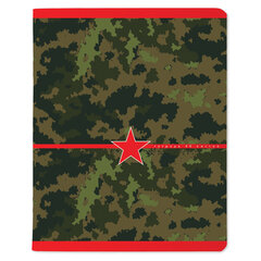 Тетрадь А5 48 л. АЛЬТ скоба, клетка, глянцевый лак, &laquo;Милитари. Камуфляж&raquo; (5 видов), 7-48-604