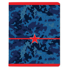 Тетрадь А5 48 л. АЛЬТ скоба, клетка, глянцевый лак, &laquo;Милитари. Камуфляж&raquo; (5 видов), 7-48-604