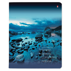 Тетрадь А5 48 л. АЛЬТ скоба, клетка, глянцевый лак, &laquo;Пейзажи&raquo; (5 видов), 7-48-637