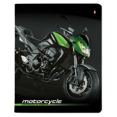 Тетрадь А5 48 л. АЛЬТ скоба, клетка, глянцевый лак, &laquo;Спортивные мотоциклы&raquo; (5 видов), 7-48-844