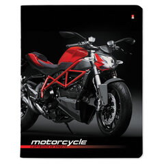 Тетрадь А5 48 л. АЛЬТ скоба, клетка, глянцевый лак, &laquo;Спортивные мотоциклы&raquo; (5 видов), 7-48-844