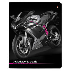 Тетрадь А5 48 л. АЛЬТ скоба, клетка, глянцевый лак, &laquo;Спортивные мотоциклы&raquo; (5 видов), 7-48-844