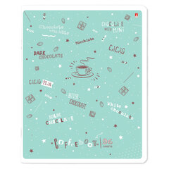 Тетрадь А5 96 л. АЛЬТ скоба, клетка, гибридный лак, &laquo;Coffe time&raquo; (5 видов), 7-96-1160