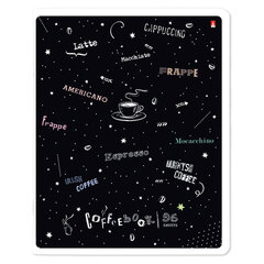 Тетрадь А5 96 л. АЛЬТ скоба, клетка, гибридный лак, &laquo;Coffe time&raquo; (5 видов), 7-96-1160