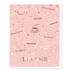 Тетрадь А5 96 л. АЛЬТ скоба, клетка, гибридный лак, &laquo;Coffe time&raquo; (5 видов), 7-96-1160