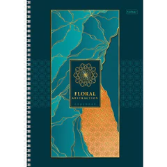 Тетрадь А4, 80 л., HATBER, гребень, линия, обложка картон, "Ассорти" (микс в спайке), 066144
