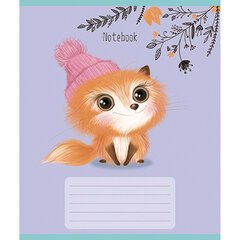 Тетрадь 12 л., ПЗБМ, клетка, фольга, &laquo;Шмяк!&raquo; (5 видов), 017996