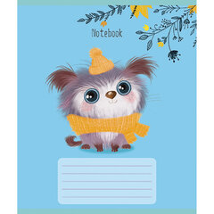 Тетрадь 12 л., ПЗБМ, клетка, фольга, &laquo;Шмяк!&raquo; (5 видов), 017996