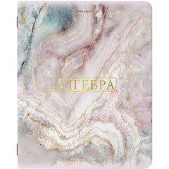 Тетрадь предметная &laquo;PASTEL&raquo; 48 л., SoftTouch, фольга, АЛГЕБРА, клетка, BRAUBERG, 404309