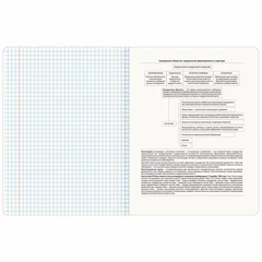 Тетрадь предметная &laquo;PASTEL&raquo; 48 л., SoftTouch, фольга, ОБЩЕСТВОЗНАНИЕ, клетка, BRAUBERG, 404310