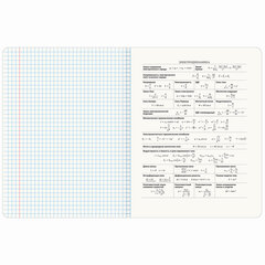 Тетрадь предметная &laquo;PASTEL&raquo; 48 л., SoftTouch, фольга, ФИЗИКА, клетка, BRAUBERG, 404319
