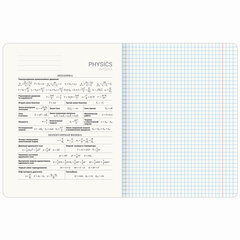 Тетрадь предметная &laquo;PASTEL&raquo; 48 л., SoftTouch, фольга, ФИЗИКА, клетка, BRAUBERG, 404319