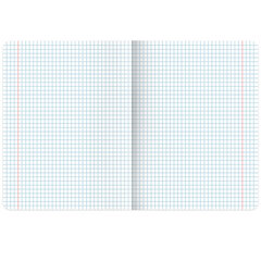 Тетрадь А5, 48 л., BRAUBERG, скоба, клетка, выборочный лак, &laquo;Классика&raquo; (микс в спайке), 404344