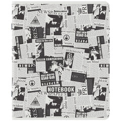 Тетрадь А5, 48 л., BRAUBERG, скоба, клетка, TWIN-лак, &laquo;Газета&raquo; (микс в спайке), 404356