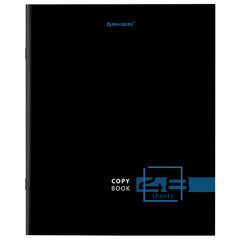 Тетрадь А5 48 л. BRAUBERG скоба, линия, обложка картон, &laquo;Dark&raquo; (микс в спайке), 404383