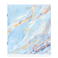 Тетради КОМПЛЕКТ 5 шт. А5, 48 л. BRAUBERG, скоба, клетка, SoftTouch, фольга, &laquo;Pastel Marble&raquo;, 404398