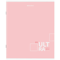 Тетрадь А5, 80 л., BRAUBERG скоба, клетка, обложка картон, &laquo;Пастельная&raquo; Pastel Tone, 404411