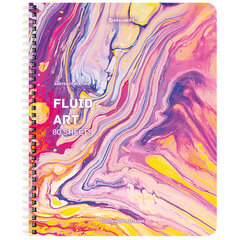 Тетрадь А5 80 л. BRAUBERG гребень, клетка, обложка картон, &laquo;Colorful Art&raquo; (микс в спайке), 404414