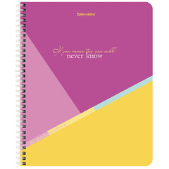 Тетрадь А5 80 л. BRAUBERG, гребень, клетка, обложка картон, &laquo;Multicolor&raquo; (микс в спайке), 404416